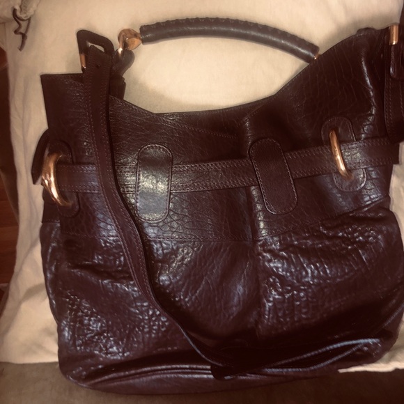 Burberry leather baggy